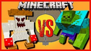 Minecraft - CRUSHROOM VS THE MUTATED MOBS MOD (CAN THIS ANGRY FUNGI TAKE DOWN ALL OF THESE MOBS!!)