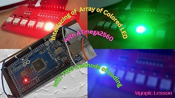 Interfacing array of WS2812B colored LED blocks with microcontroller ATmega2560 on Arduino Mega2560