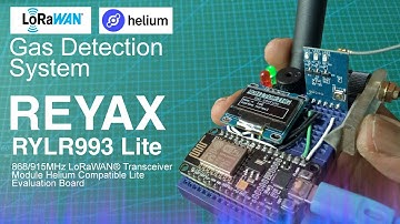 Gas Detection System loRa | RYLR993 lite & RYLR998 lite | MQ-2 sensor