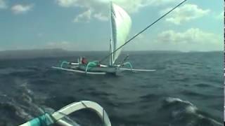 Sailing a Balinese Jukung 1.