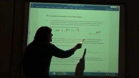 P15   Probability of intersection or union Word problems