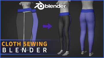 Blender | Sewing Cloth In Blender 2.93 | Beginner Tutorial