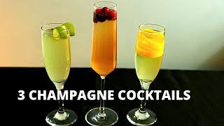 Champagne Cocktail Recipes | 3 Easy Cocktail Recipes With Champagne