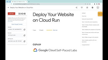 Deploy Your Website on Cloud Run || #qwiklabs || #GSP659 ||  [With Explanation🗣️]