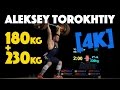 Aleksey torokhtiy 105  180kg snatch  230kg cj 4k