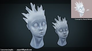 | PigArt | : Stylized Iceman from X-men @pigartt