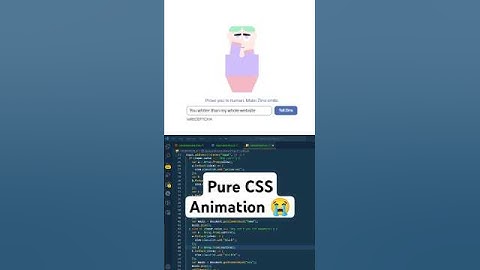 Make Zirra Smile CAPTCHA CSS Animation