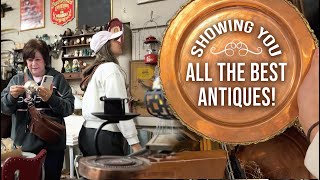 Come Antique Store Shopping with Us (Mom & Me)! I Found Tons of Vintage Copper!