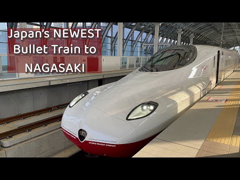 Riding Japan's NEWEST Shinkansen to Nagasaki- Nishi Kyūshū Shinkansen KAMOME