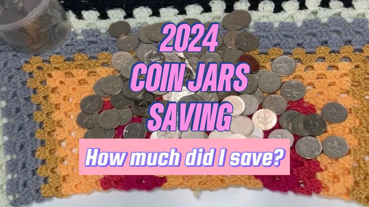 COIN JARS SAVINGS💰💰💰| How much did I save in a year of saving $5/$10 ...