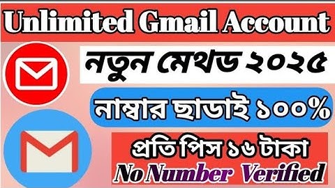 How To Create Unlimited Gmail Account Mix USA BD Pakistan Gmail Create No Number Verified Problem 