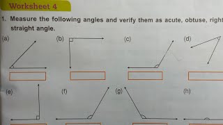 DAV Class 4 unit 10 worksheet 4 ।। Math class 4 chapter 10 worksheet 4 dav public school
