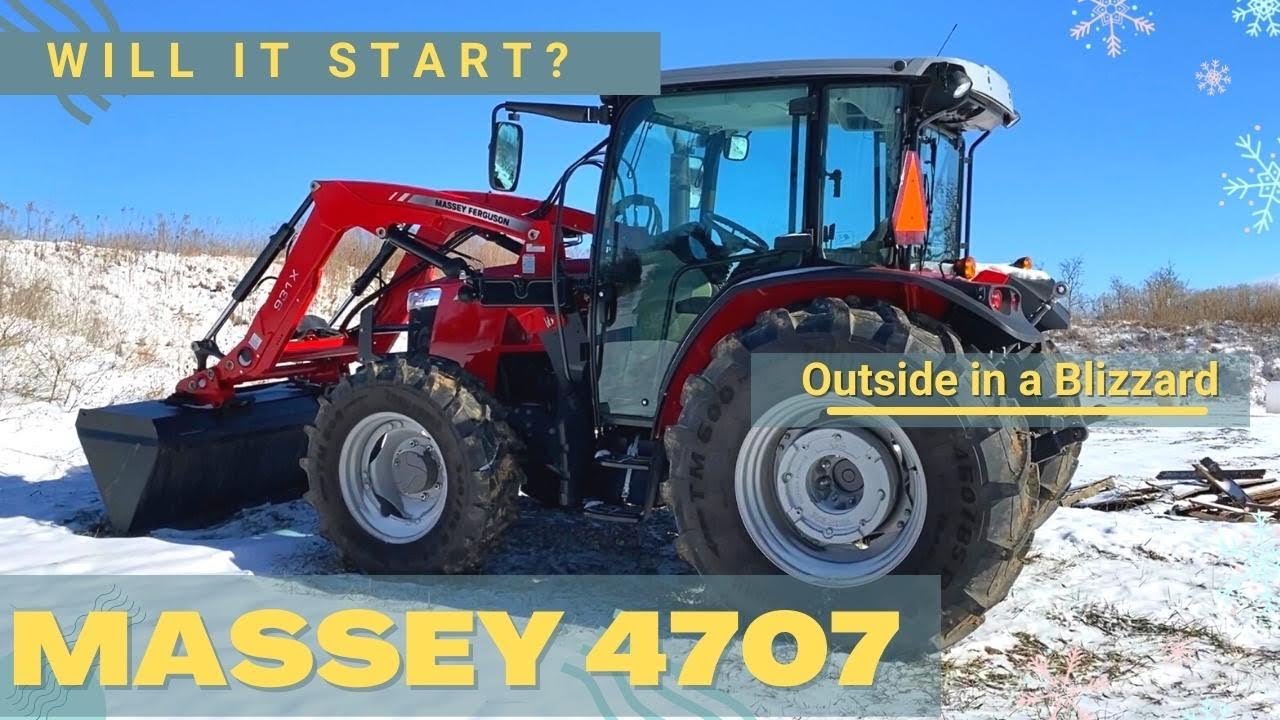 Massey Ferguson 11 градусов холодного пуска