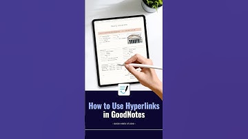 How to Use Hyperlinks in GoodNotes | GoodNotes Basic Guide✍️ #Shorts