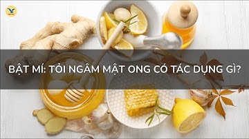 Bật mí: Tỏi ngâm mật ong có tác dụng gì?