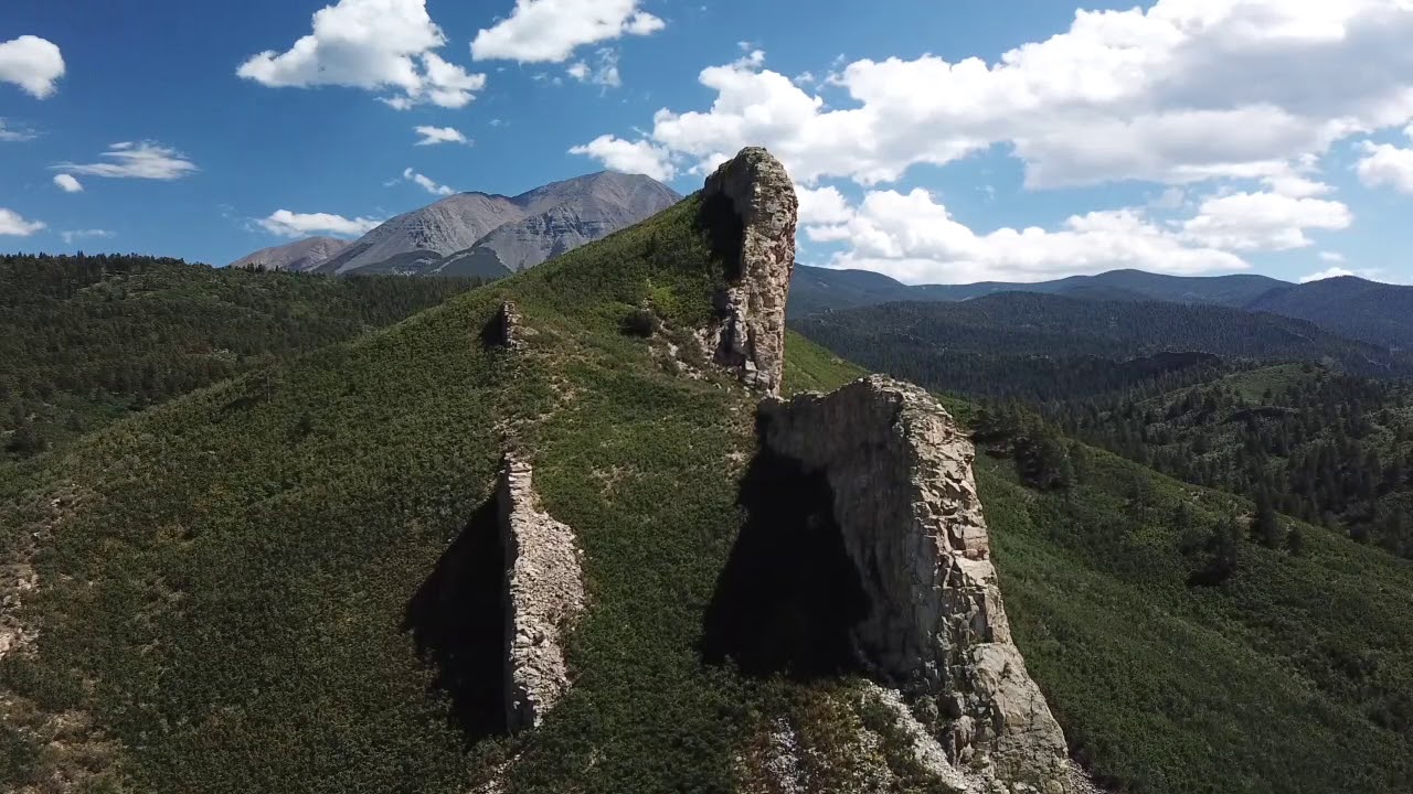 Dikes Of The Spanish Peaks -  A Drone Survey