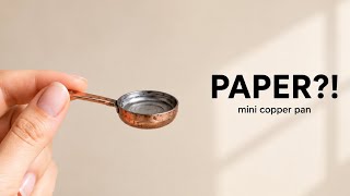 DIY| how to make Miniature Pan | Miniature Kitchen Series