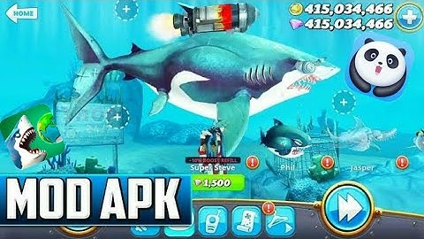 How To Cheat in Hungry Shark World Mod (Panda Helper)