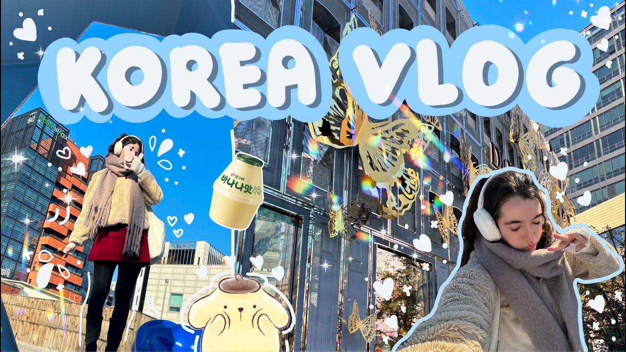 KOREA VLOG 🇰🇷 seongsu shopping, cute cafe hopping, convenience store ...