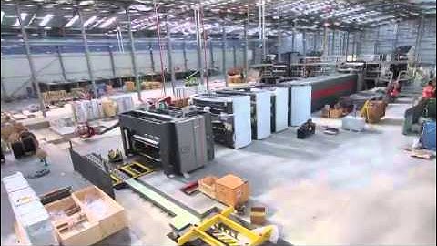 GOSS POLESTAR Sunday 5000 press installation