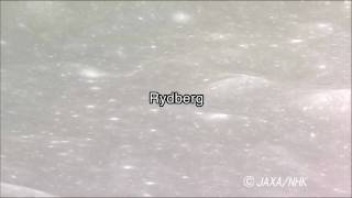 KAGUYA taking the lowest altitude (Perilune) shot by HDTV (telescopic camera)