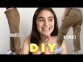 DIY: transforma tus pantalones kahki a mom jeans | ?? EP 1
