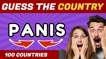 Guess the Country Quiz | Can You Solve All 100 Scrambled Names?