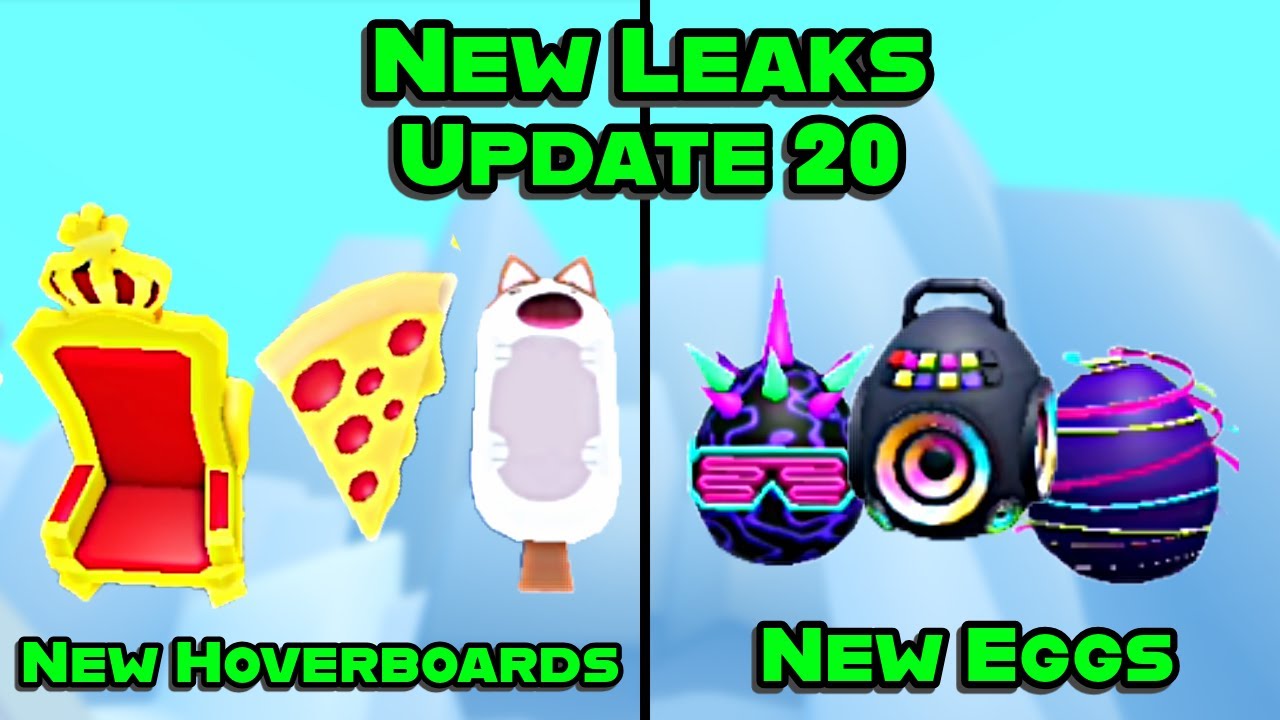 🍕 PIZZA HOVERBOARD, RAVE AXOLOTL, AND MORE - UPDATE 20 NEW LEAKS