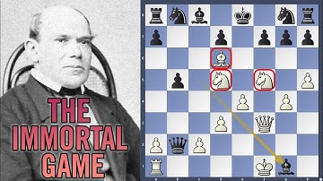 Anderssen vs Kieseritzsky | The Immortal Game, London 1851