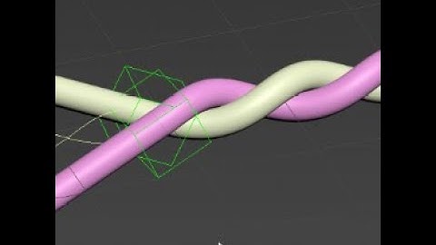 3ds Max Tutorial - Animating the Twisting of a Pair of Wires