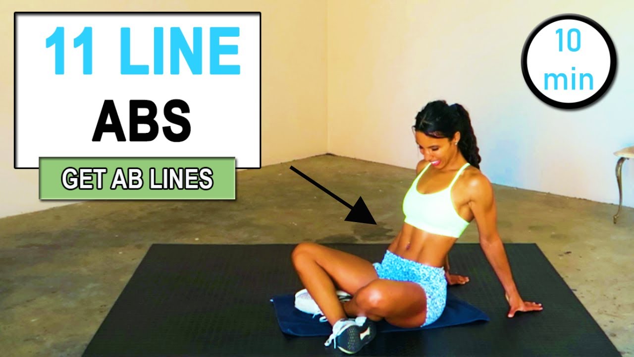 10 Min Abs Workout 🔥 Get that 11 Line Abs in 30 days - YouTube