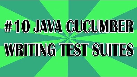 Java Cucumber Tutorial 10 (Test Suites) | QAShahin