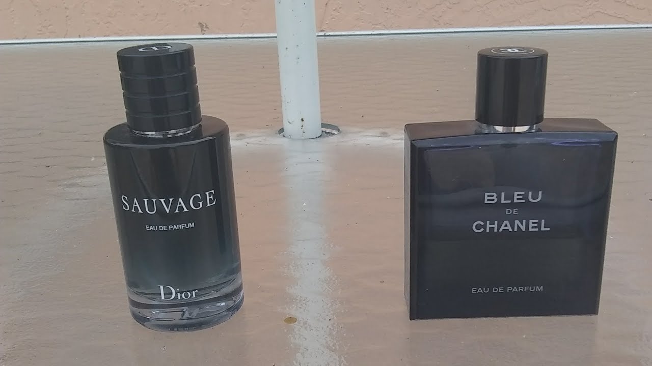 bleu de chanel parfum vs dior sauvage parfum