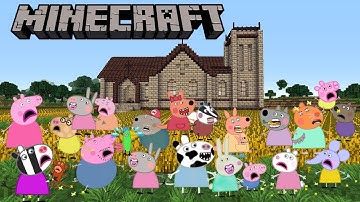 Peppa Pig Family Goes Crazy in Minecraft World 😂 | Funny Animation