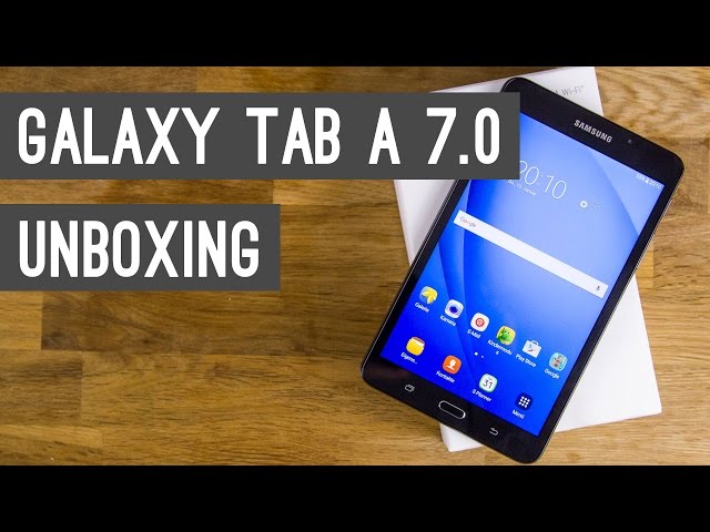 Samsung Galaxy Tab A 7.0 (2016) Unboxing & Hands On