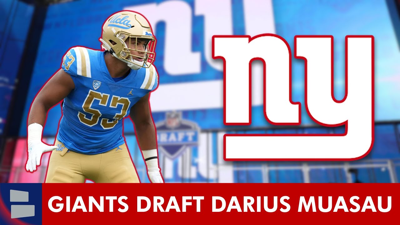 New York Giants Select Darius Muasau From UCLA In Round 6 Of 2024 NFL Draft