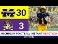 Michigan Football INSTANT Reaction &amp; News After 30-3 Win Over East Carolina - Led By JJ McCarthy