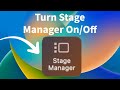 How To Turn Stage Manager On And Off On Mac | Apple