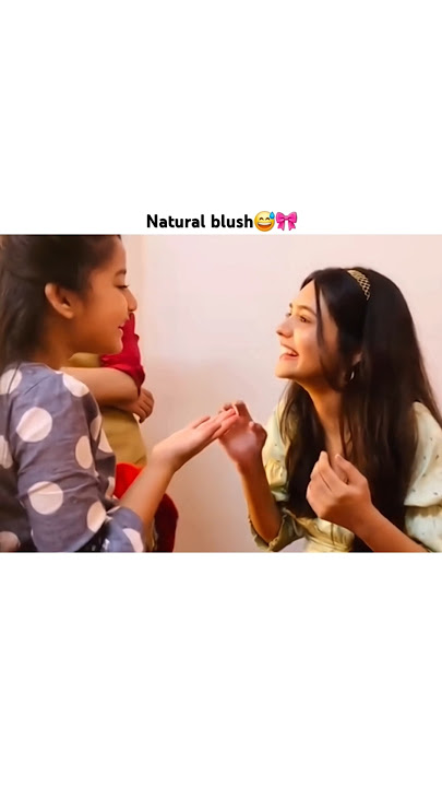 Natural blush 😁 #pranalirathod #akshu #trending #pranali #aurrabhatnagar #akshara #yrkkh #durga