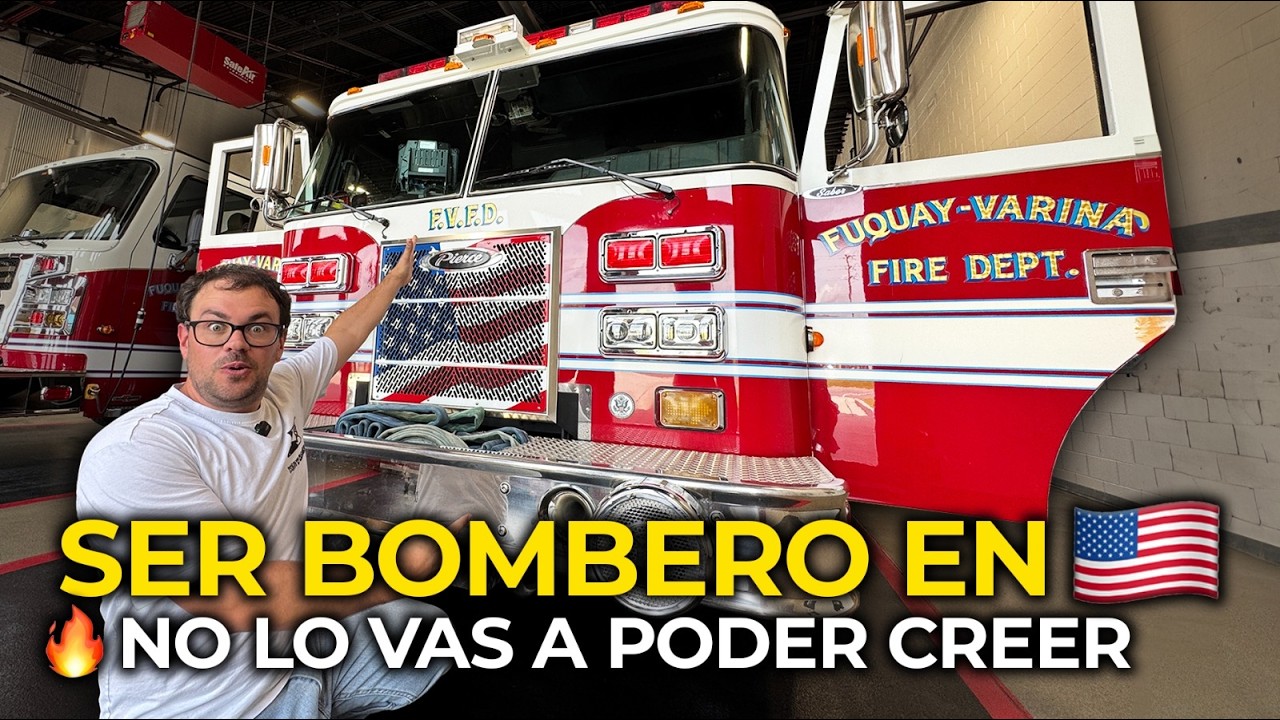 ¿CÓMO ser BOMBERO en ESTADOS UNIDOS? | Entrenamientos, camiones y equipo | Fuquay-Varina