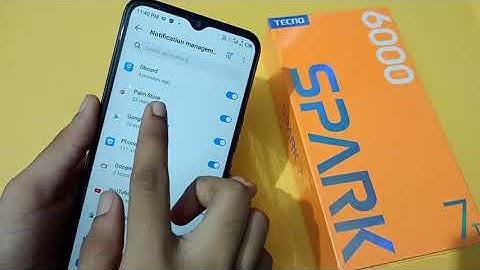 Tecno spark 7t Notification Setting | How to off app notification | notification band kaise kare