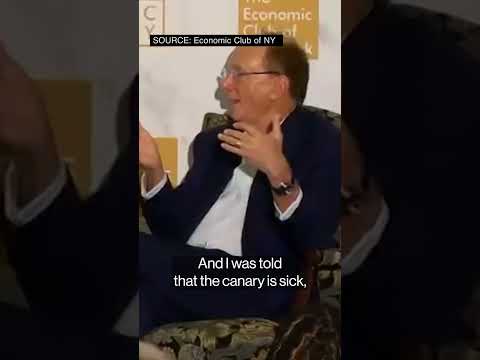 Larry Fink says most CEOs he talks to think US is in a recession #shorts #trumptariffs #recession