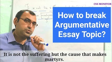 It is not the suffering but the cause that makes martyrs | argumentative essay | CSS essay | css2022