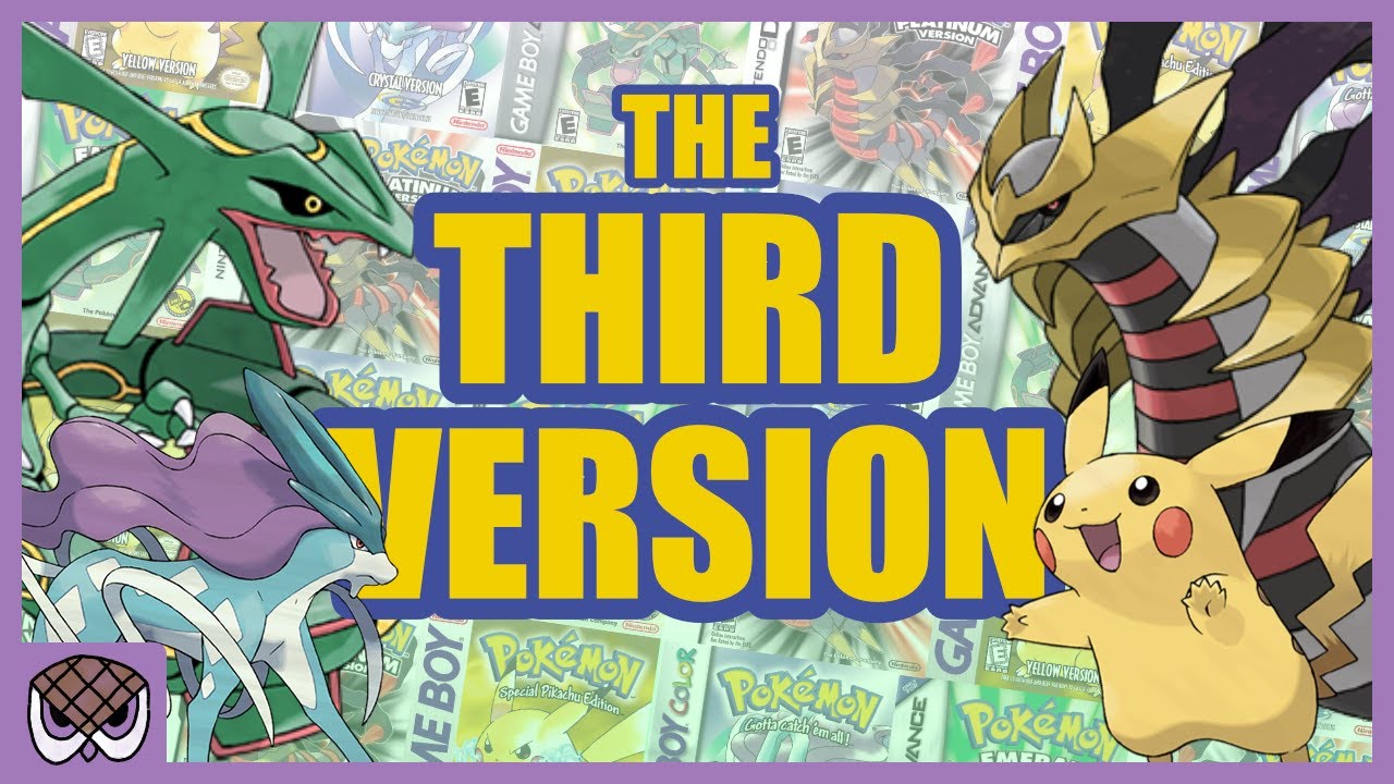 Pokémon's Third Versions - YouTube