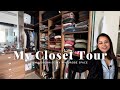 How i organise my closet space  my closet tour