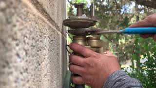 How to Replace a Brass sprinkler Valve