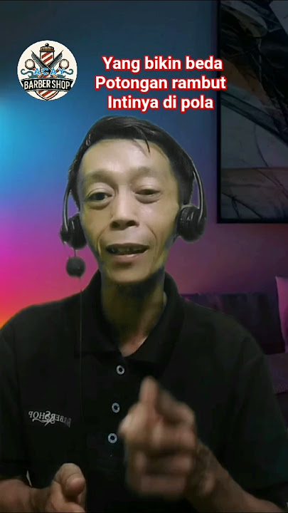 yang bikin beda potongan rambut intinya di pola #pangkasrambutpemula #tukangcukurkampung