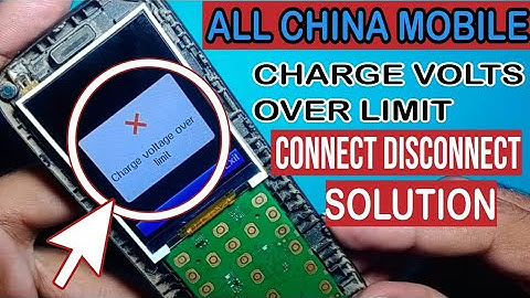 China mobile charging voltage over limit solution / charge voltage over limit