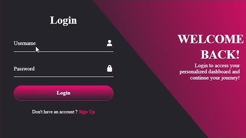 🔥 Modern Login & Register Page UI | HTML CSS JavaScript | Animated Auth Form ✨