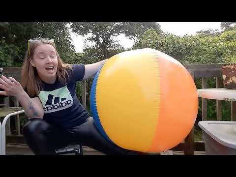 How to inflate a Beach Ball